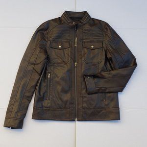 New G by GUESS Big Sur Faux-Leather Moto Jacket